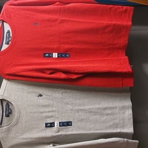 Thermal Pullover red Shirt Sz M